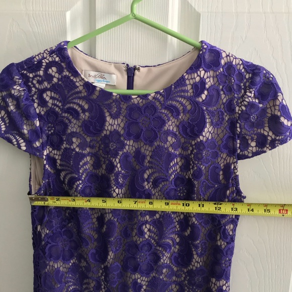 Ivy & Blu purple shift dress - Picture 5 of 7